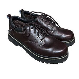 VTG Skechers Men’s 11 Brown Leather Comfort Y2K Lug Chunky Casual Oxford Shoes Skechers | Shoes | Vtg Skechers Mens 1 Brown Leather Comfort  main image 4